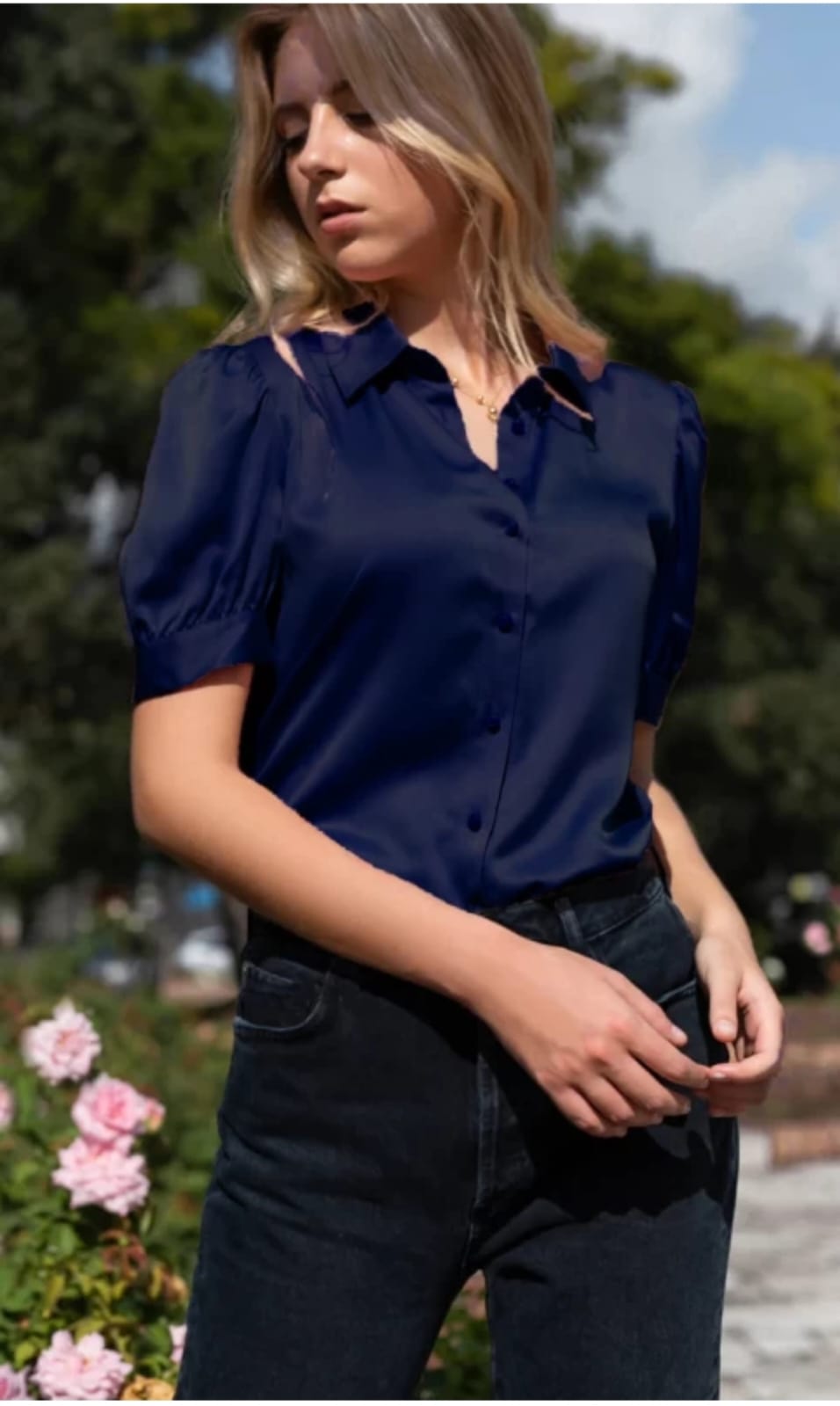 (wholesale 30 pieces)Ladies Formal Shirts B1010R