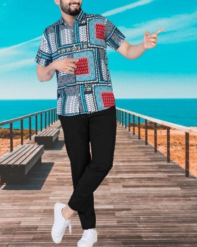 Printed shirt B1004K