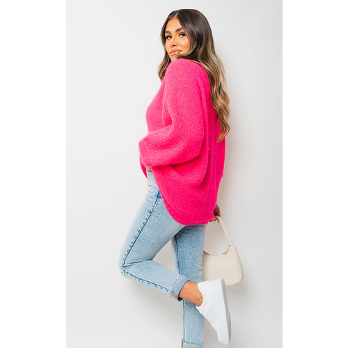 V-neck Chunky Knitted Jumper