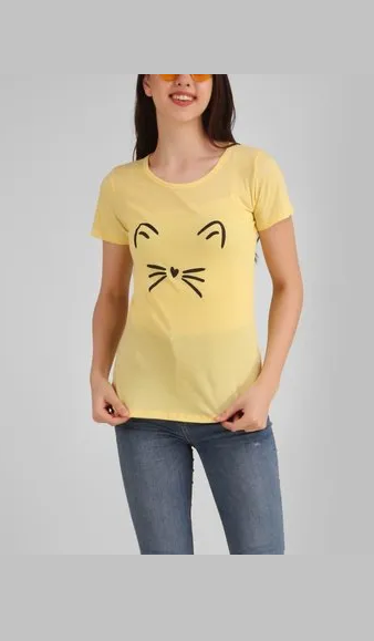 (WHOLESALE) Ladies Peach Love Regular Top T1013R