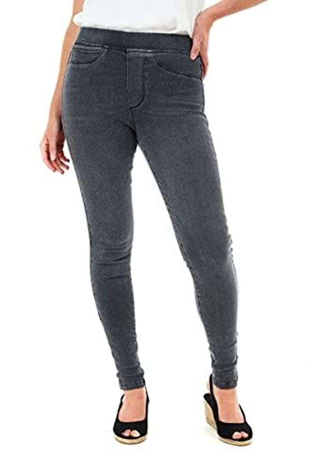 LADIES JEGGINGS GREY 14