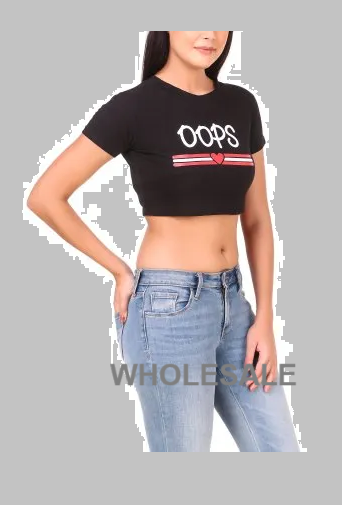 (wholesale 30 pieces)Crop Top T1011R.